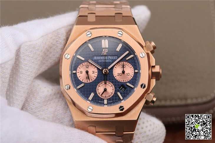 Audemars Piguet Royal Oak Chronograph 26331OR.OO.1220OR.01 OM Factory 1:1 Best Edition Replica Watch Blue Dial